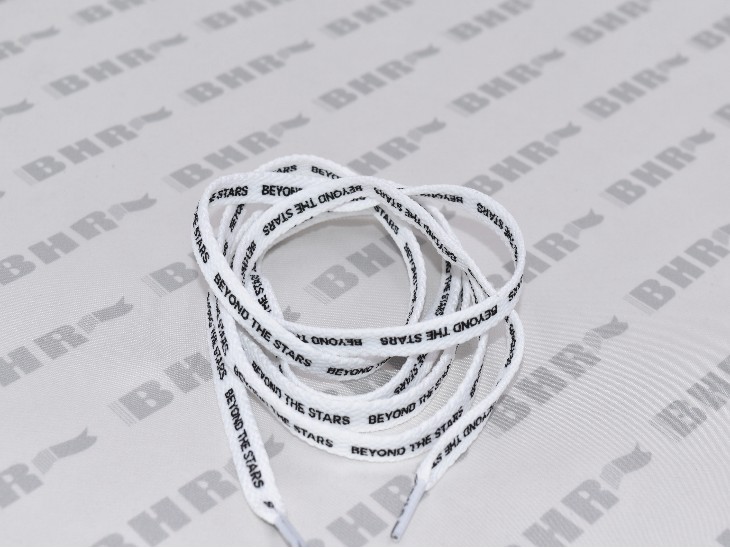 單層高彈絲印字鞋帶