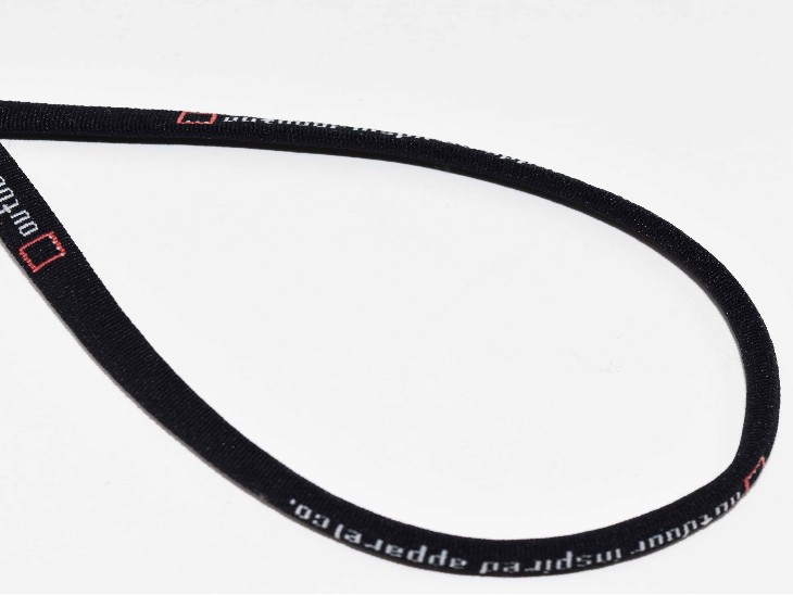 提字扁平空心鞋帶