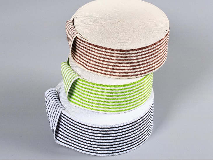 時(shí)尚彩條松緊帶