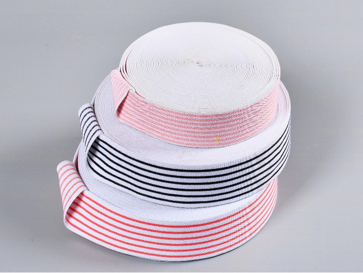 滌綸彩條松緊帶