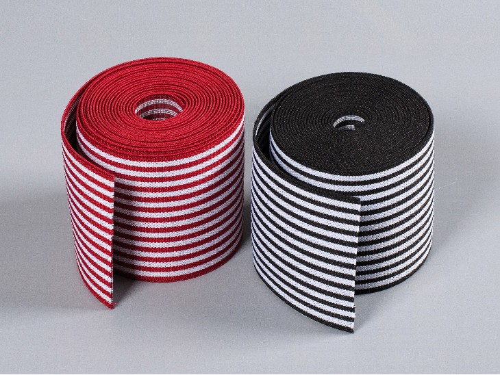 鞋用彩條松緊帶