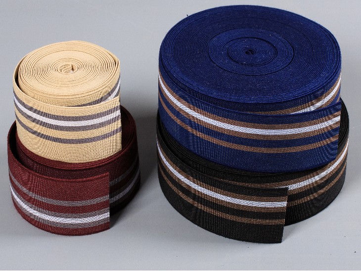 鞋口彩條松緊帶