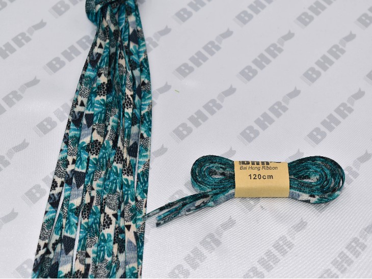 彩色扁平印花鞋帶