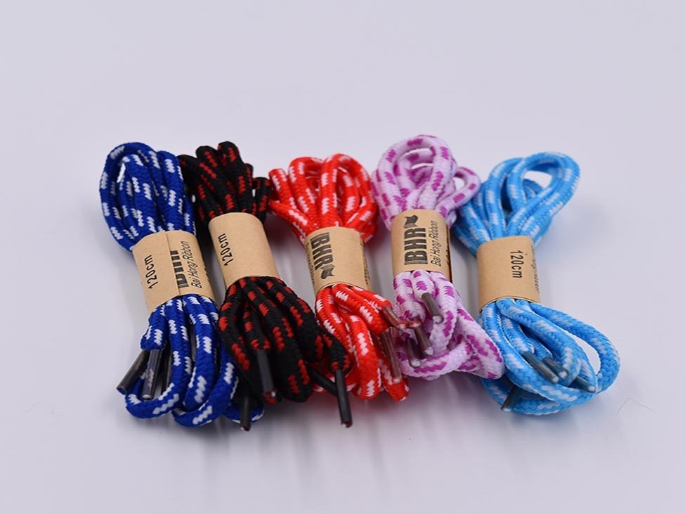 雙色圓形編織鞋帶 雙色圓形編織鞋帶