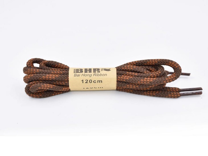 滌綸彩色圓形編織鞋帶