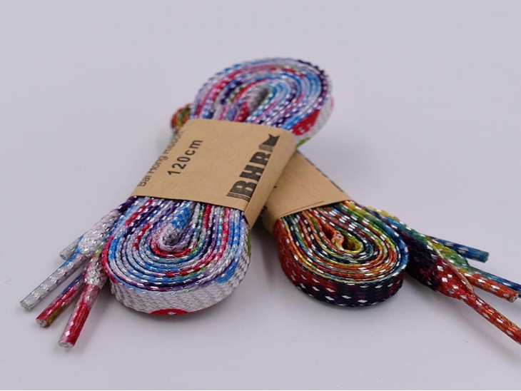 彩色空心編織鞋帶