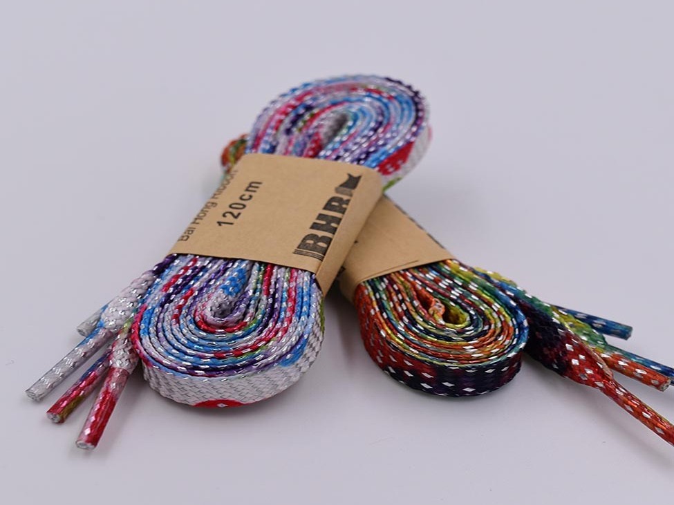 彩色空心編織鞋帶