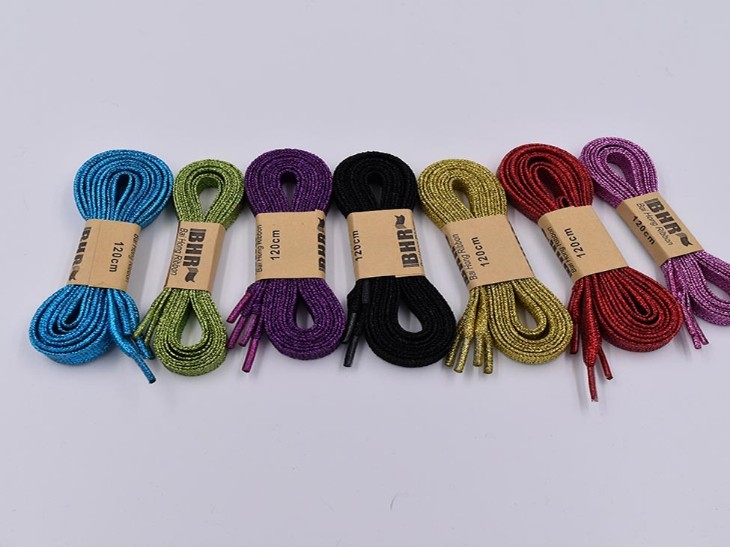 彩蔥空心編織鞋帶