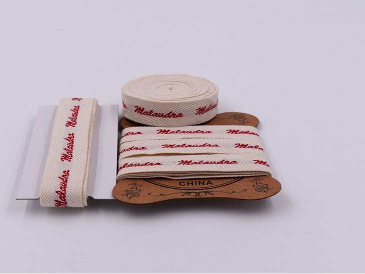 純棉提字裝飾織帶