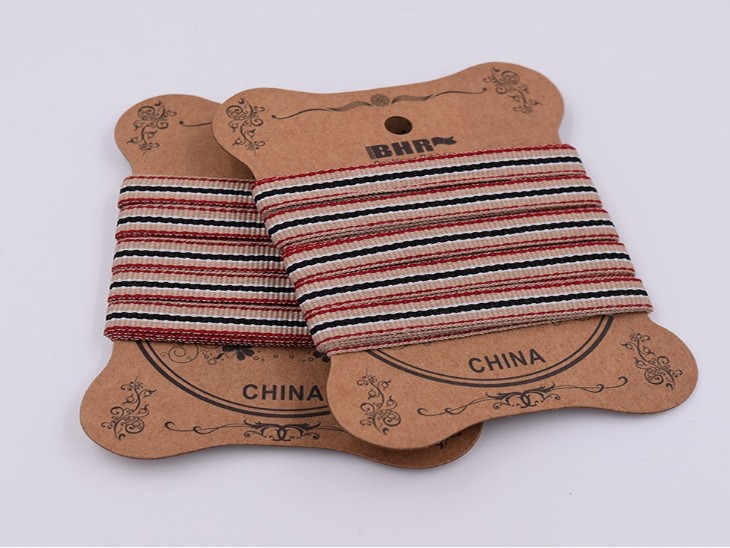 滌綸條紋裝飾織帶